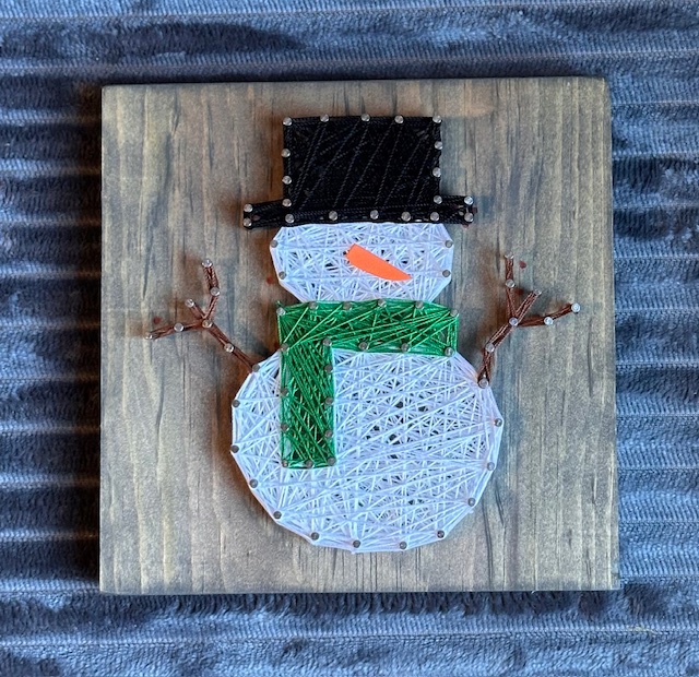 String Art Class: Snowman - Connecticut Valley Brewing Company