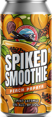 Spiked Smoothie peach papaya can