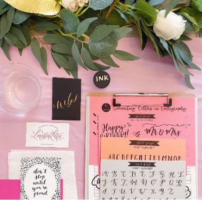 Modern Calligraphy for Beginners at Connecticut Valley Brewing Company