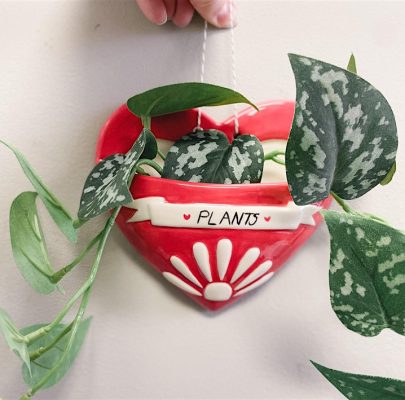 Paint Your Own Heart Planter