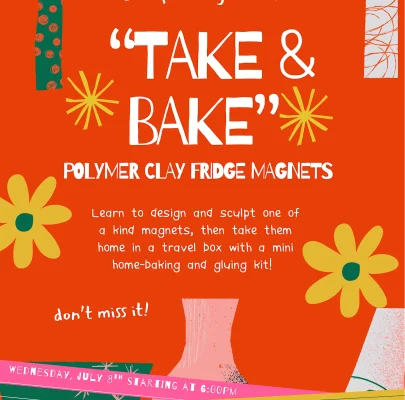 Take & Bake Polymer Clay Fridge Magnets