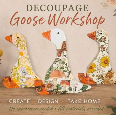 Decoupage Goose Workshop