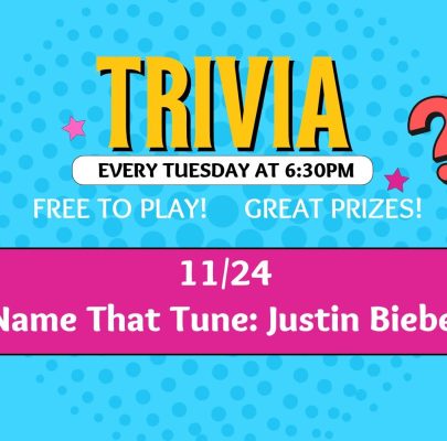 Trivia Nights - NTT: Justin Bieber